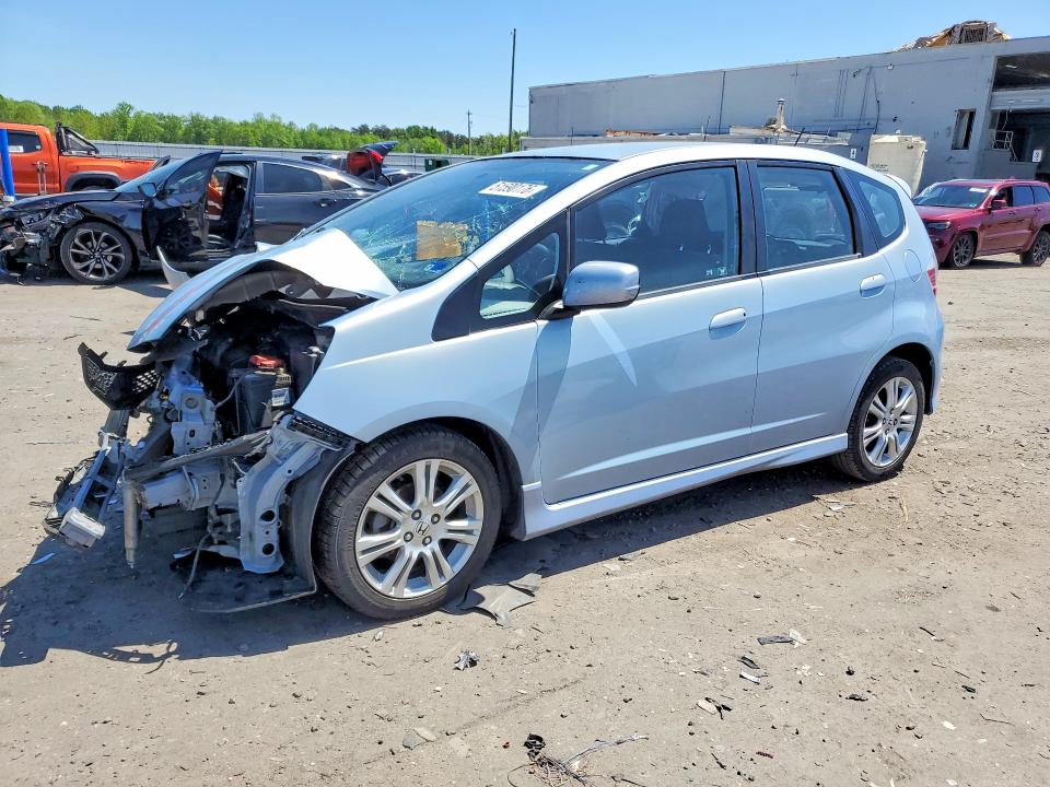 2010 Honda Fit VIN JHMGE8H49AC032904 COPART salvage auction — FRONT END, Va - Cert Of Title - Salvage, sold $375 on 2026-07-08 (photo 1)