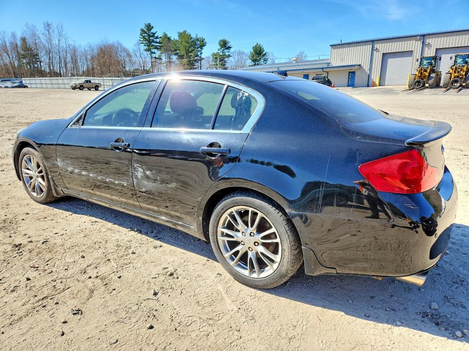 2011 Infiniti G37 VIN JN1CV6AR3BM405332 COPART salvage auction — MECHANICAL, Co - Bill Of Sale-Parts Only, sold $400 on 2026-08-03 (photo 2)