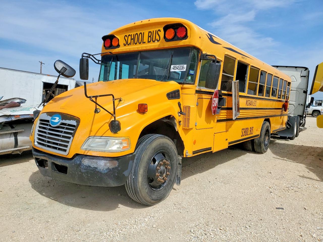 2015 Blubird School bus / transit bus VIN 1BAKCCPH2FF307957 COPART salvage auction — Front End, TX - SALVAGE VEHICLE TITLE, sold $3,475 on 2026-05-15 (photo 2)
