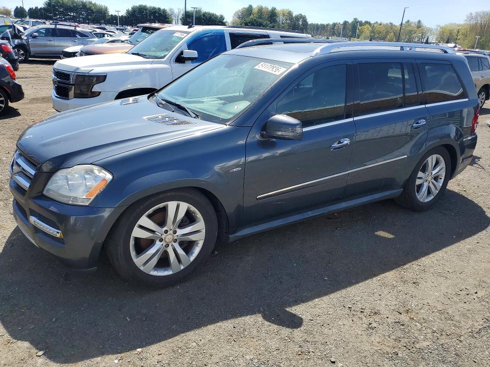 2012 Mercedes-benz Gl-class VIN 4JGBF2FE4CA794484 COPART salvage auction — MINOR DENT/SCRATCHES, Ct - Certificate Of Title, sold $4,900 on 2026-07-10 (photo 1)