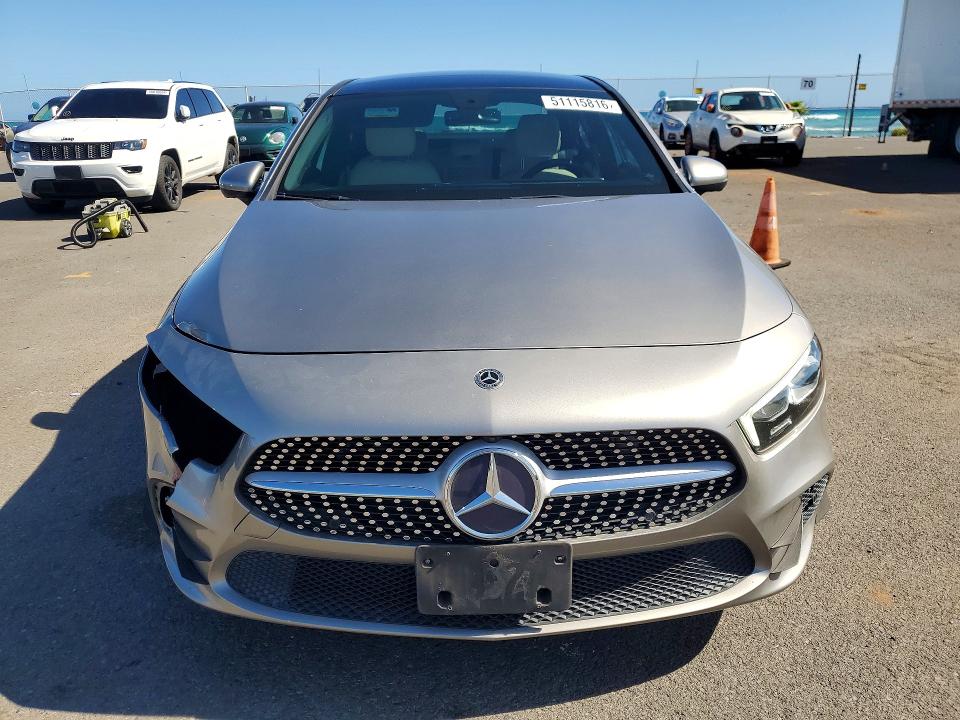 2019 Mercedes-benz A-klasse VIN WDD3G4EB4KW028674 COPART salvage auction — FRONT END, Hi - Certificate Of Salvage, sold $6,300 on 2026-08-03 (photo 5)