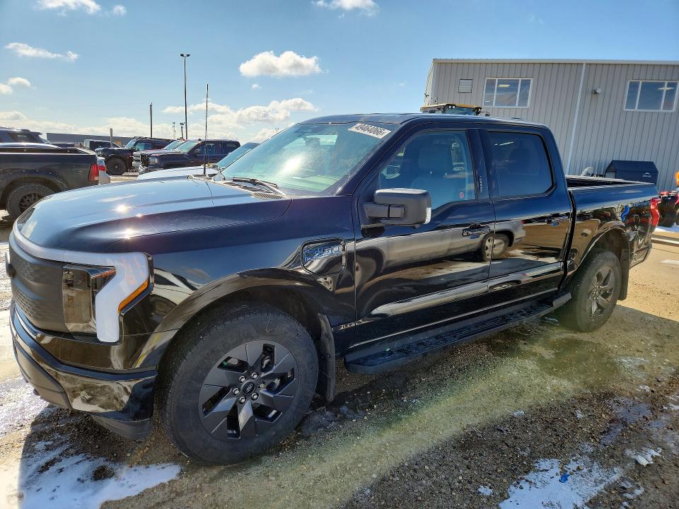 2024 Ford F-150 VIN 1FT6W3L77RWG18574 COPART salvage auction — SIDE, AB - BOS - SALVAGE, sold $15,300 on 2026-07-30 (photo 1)