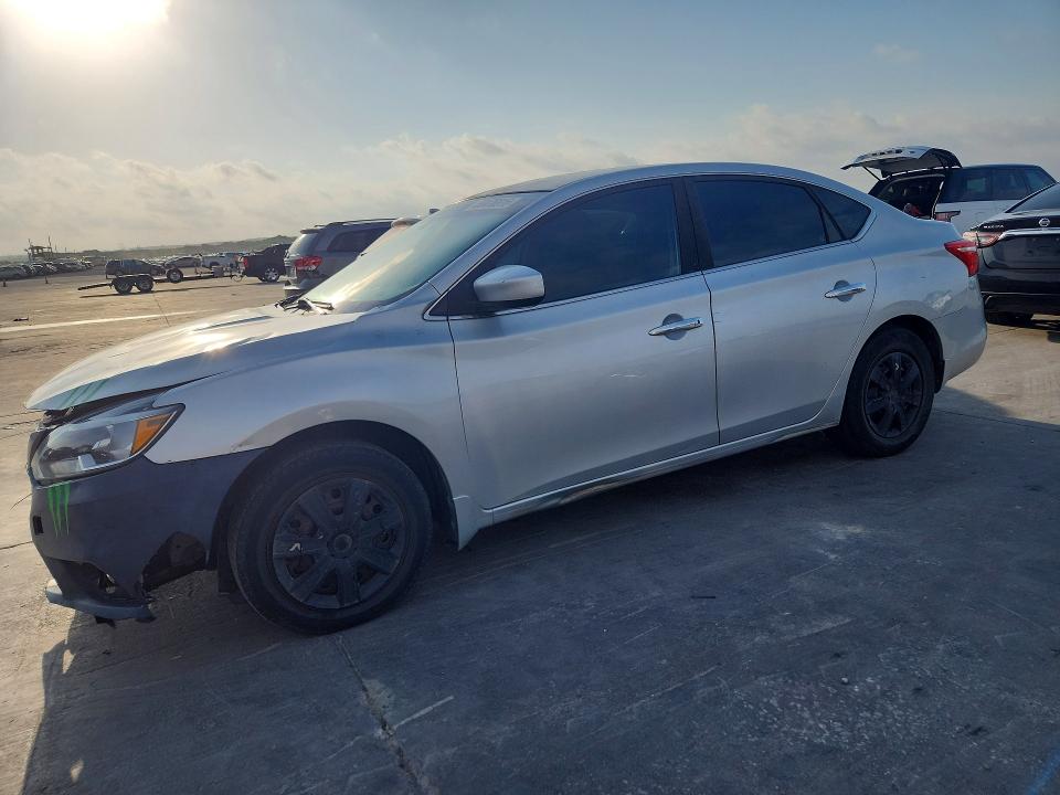 2017 Nissan Sentra VIN 3N1AB7AP8HY324076 COPART salvage auction — FRONT END, Tx - Salvage Vehicle Title, sold $900 on 2026-07-09 (photo 1)