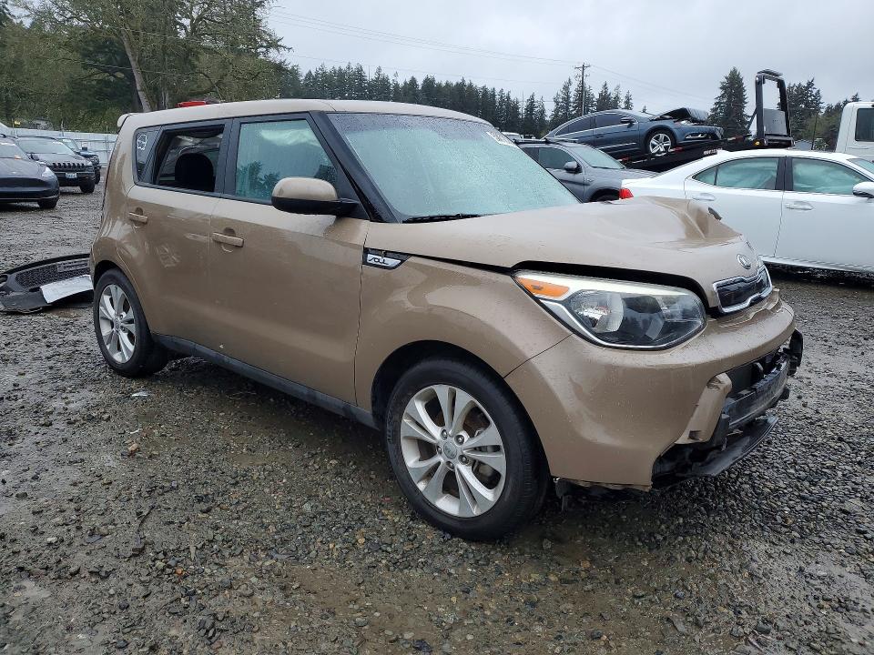 2015 Kia Soul VIN KNDJP3A53F7209924 COPART salvage auction — FRONT END, Wa - Bill Of Sale, sold $350 on 2026-07-02 (photo 4)