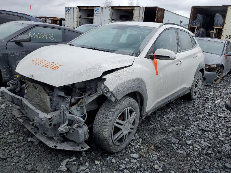 2021 Hyundai Kona VIN KM8K12AA2MU718670 COPART salvage auction — FRONT END, On - Permit No Brand - Unfit, sold $3,300 on 2026-07-21 (photo 1)