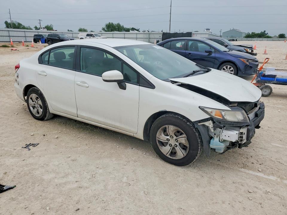 2015 Honda VIN 2HGFB2F54FH530271 COPART salvage auction — FRONT END, Tx - Salvage Vehicle Title, sold $70 on 2026-07-09 (photo 4)