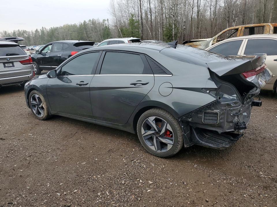 2021 Hyundai Elantra VIN KMHLN4AG7MU187684 COPART salvage auction — REAR END, Salvage Title, sold $5,100 on 2026-07-16 (photo 2)