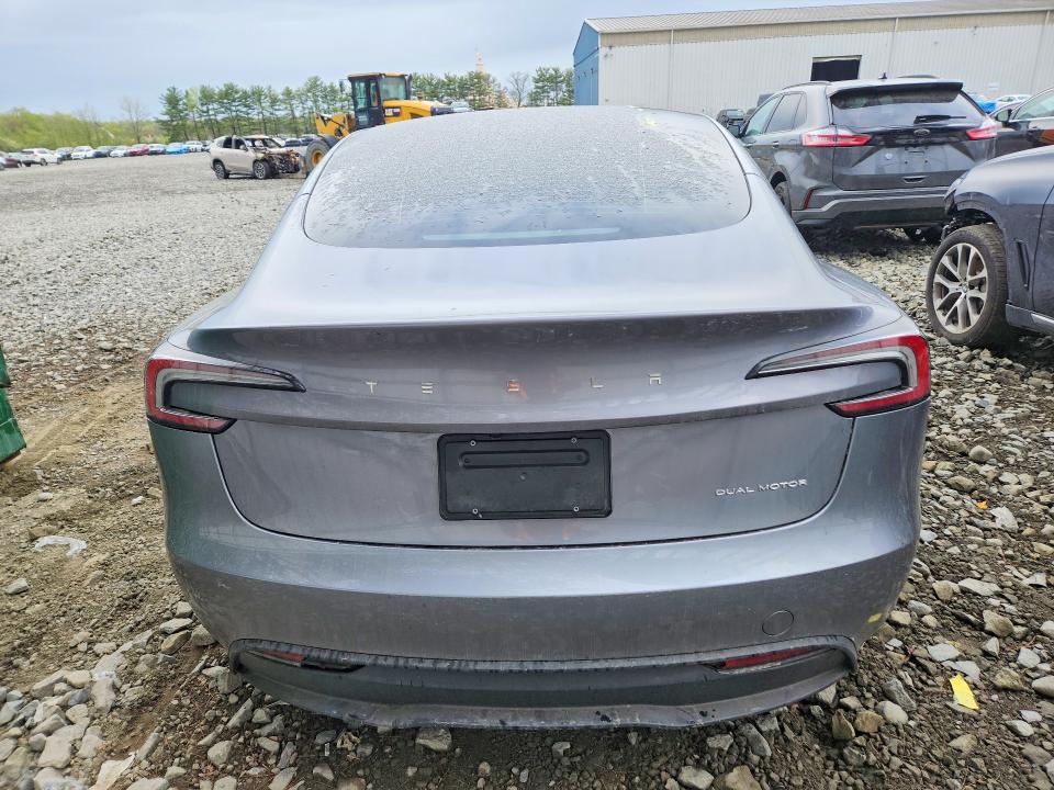 2025 Tesla Model 3 VIN 5YJ3E1EB8SF066329 COPART salvage auction — FRONT END, Nj - Cert Of Title-Salvage, sold $14,200 on 2026-07-15 (photo 6)