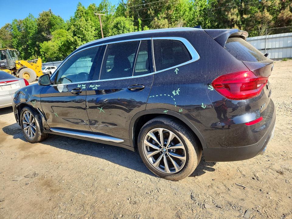2019 BMW X3 VIN 5UXTR7C57KLF33503 COPART salvage auction — FRONT END, Va - Cert Of Title - Salvage, sold $8,300 on 2026-07-28 (photo 2)
