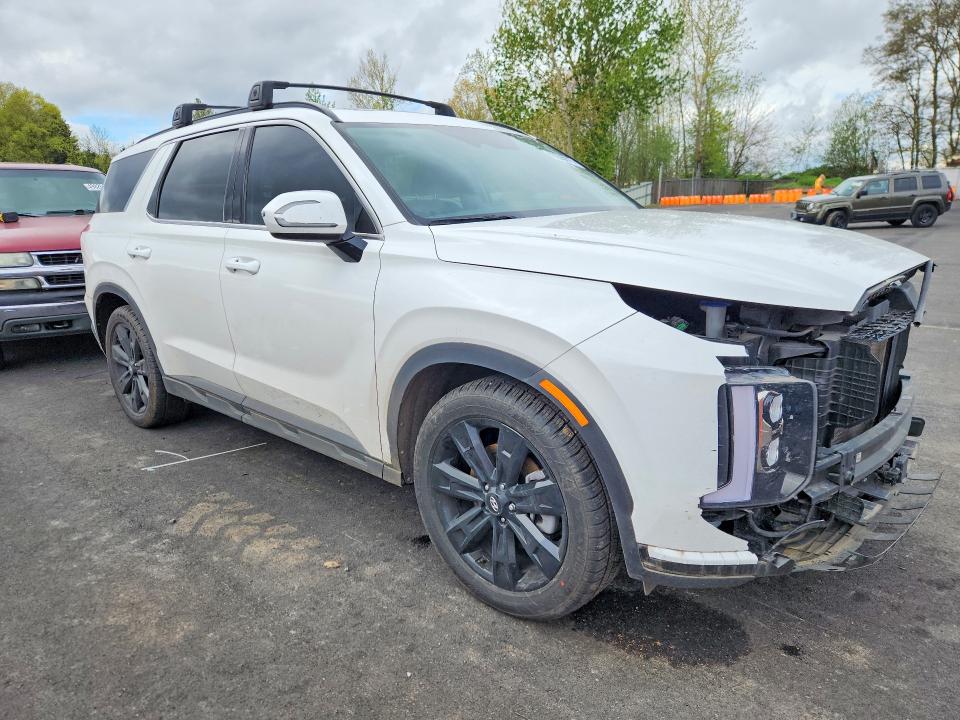 2023 Hyundai Palisade VIN KM8R3DGE0PU492633 COPART salvage auction — FRONT END, Or - Salvage Title Certificate, sold $11,400 on 2026-07-06 (photo 4)