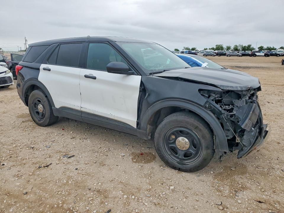 2020 Ford Explorer VIN 1FM5K8AB0LGB85074 COPART salvage auction — FRONT END, Tx - Salvage Vehicle Title, sold $2,850 on 2026-07-09 (photo 4)