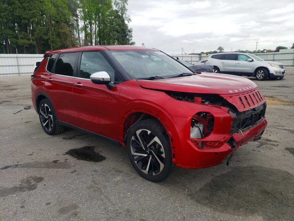 2022 Mitsubishi Outlander VIN JA4J3UA81NZ036672 COPART salvage auction — FRONT END, Nc - Salvage Certificate Of Title, sold $7,100 on 2026-07-02 (photo 4)