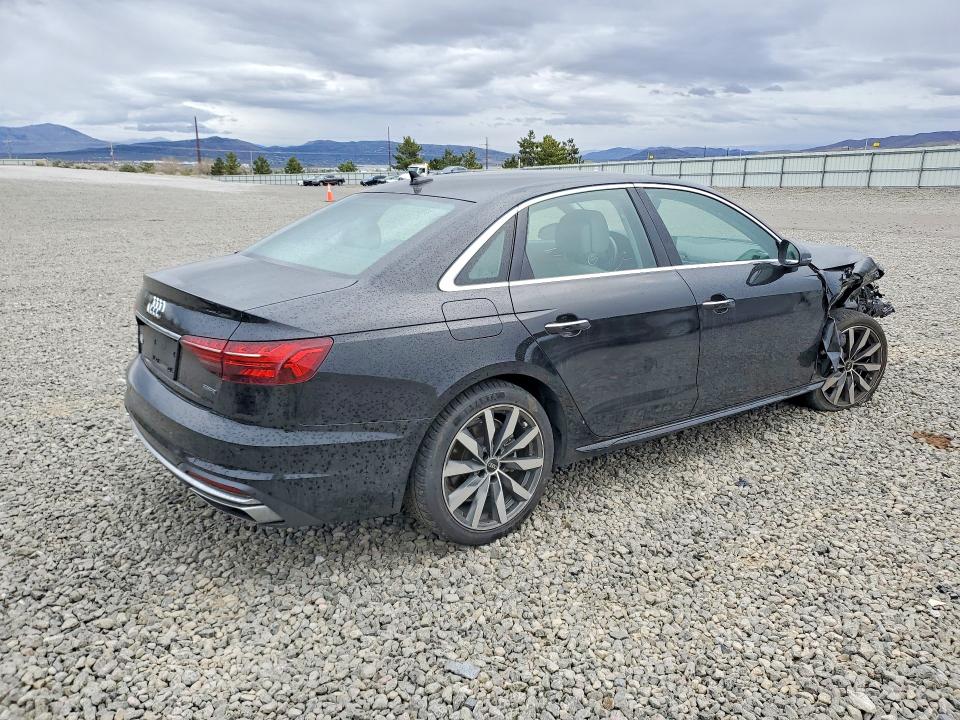 2022 Audi A4 VIN WAUBBAF48NA023656 COPART salvage auction — FRONT END, NV - SALVAGE TITLE, sold $6,100 on 2026-07-30 (photo 3)