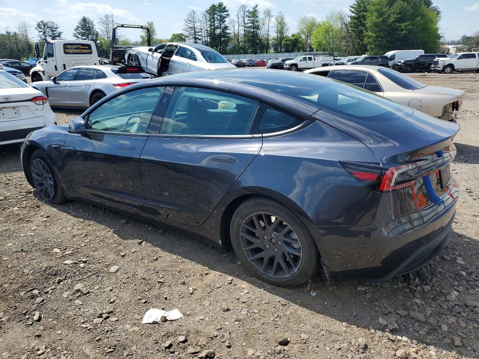 2024 Tesla Model 3 VIN 5YJ3E1EA4RF826841 COPART salvage auction — FRONT END, Md - Cert Of Salvage < 75% Damage, sold $13,500 on 2026-07-06 (photo 2)