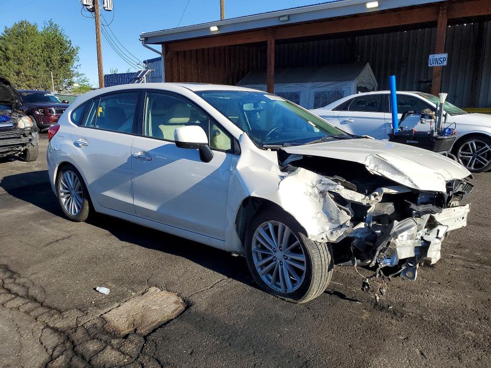 2013 Subaru Impreza VIN JF1GPAK63DH848811 COPART salvage auction — FRONT END, Salvage Title, sold $525 on 2026-07-14 (photo 4)