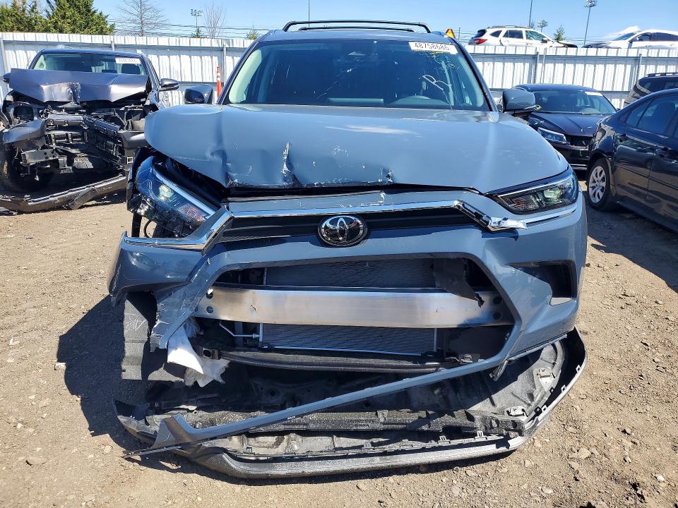 2026 Toyota Highlander VIN 5TDAAAB59TS125239 COPART salvage auction — FRONT END, Md - Cert Of Salvage > 75% Damage, sold $21,800 on 2026-07-13 (photo 5)