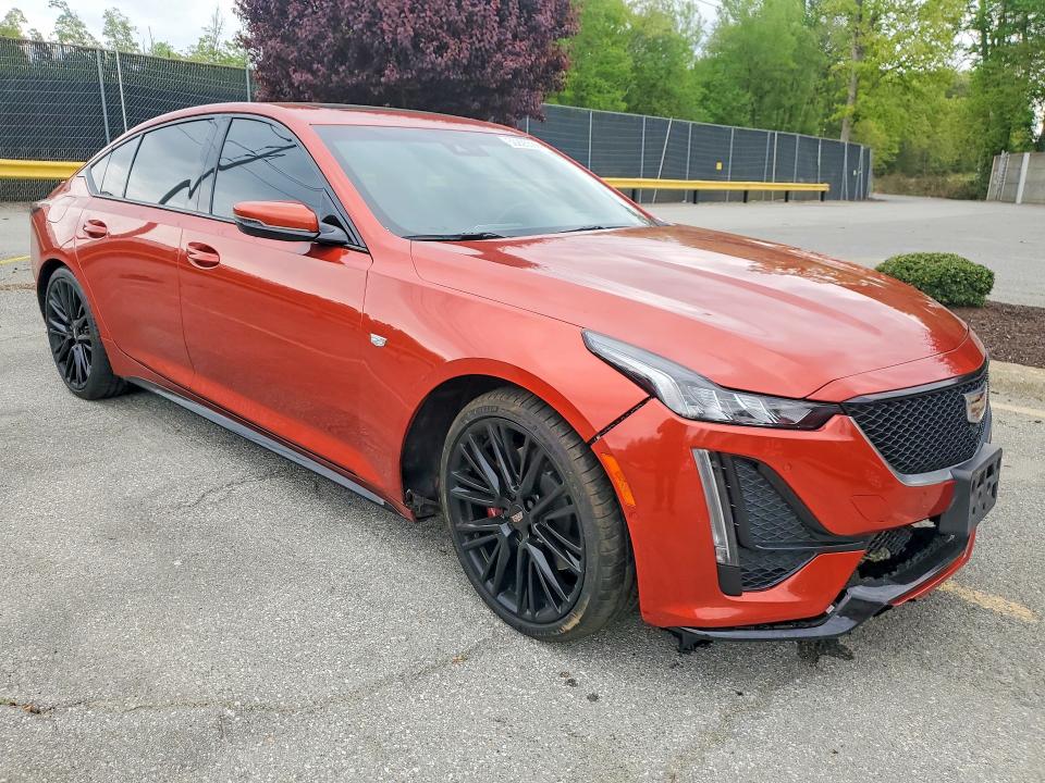 2020 Cadillac Ct5 VIN 1G6DP5RK0L0134335 COPART salvage auction — UNDERCARRIAGE, Md - Cert Of Salvage > 75% Damage, sold $7,600 on 2026-07-17 (photo 4)