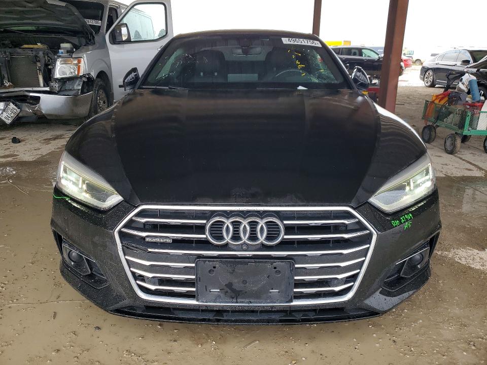 2018 Audi A5 VIN WAURNAF58JA093554 COPART salvage auction — SIDE, Tx - Salvage Vehicle Title, sold $6,000 on 2026-07-17 (photo 5)