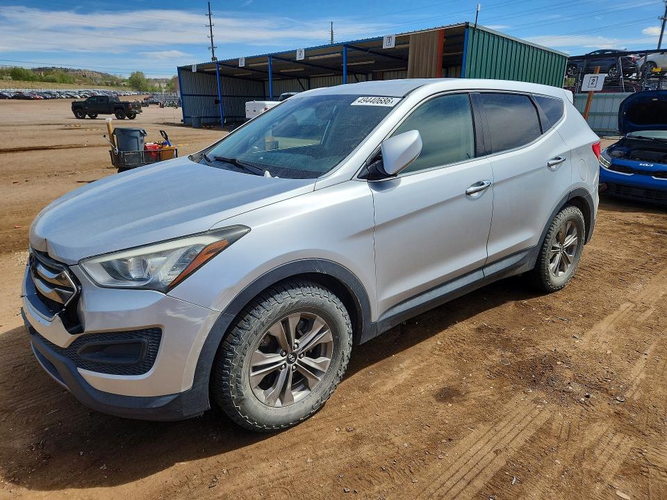 2015 Hyundai Santa fe VIN 5XYZTDLB1FG292697 COPART salvage auction — FRONT END, Co - Salvage Title, sold $1,750 on 2026-07-13 (photo 1)