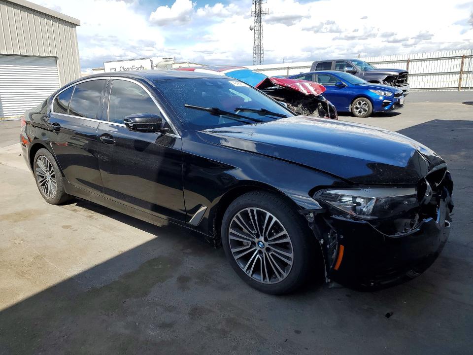 2020 BMW 5er VIN WBAJR3C03LWW83110 COPART salvage auction — FRONT END, Ca - Salvage Certificate, sold $9,300 on 2026-07-16 (photo 4)