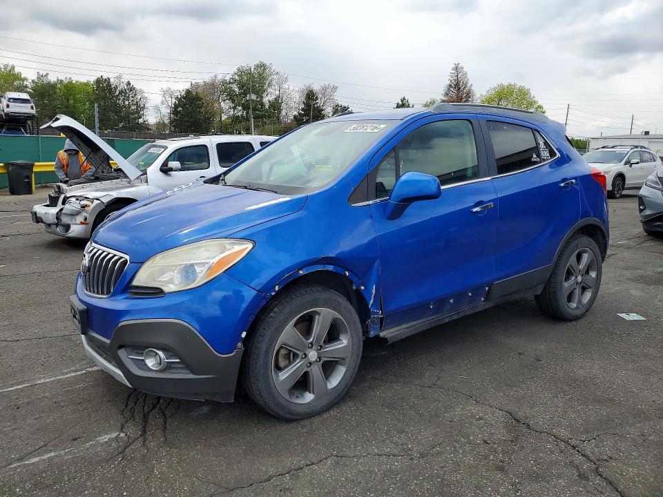 2013 Buick Encore VIN KL4CJGSB4DB153339 COPART salvage auction — FRONT END, Tx - Dealer Only Salvage Title, sold $675 on 2026-07-30 (photo 1)