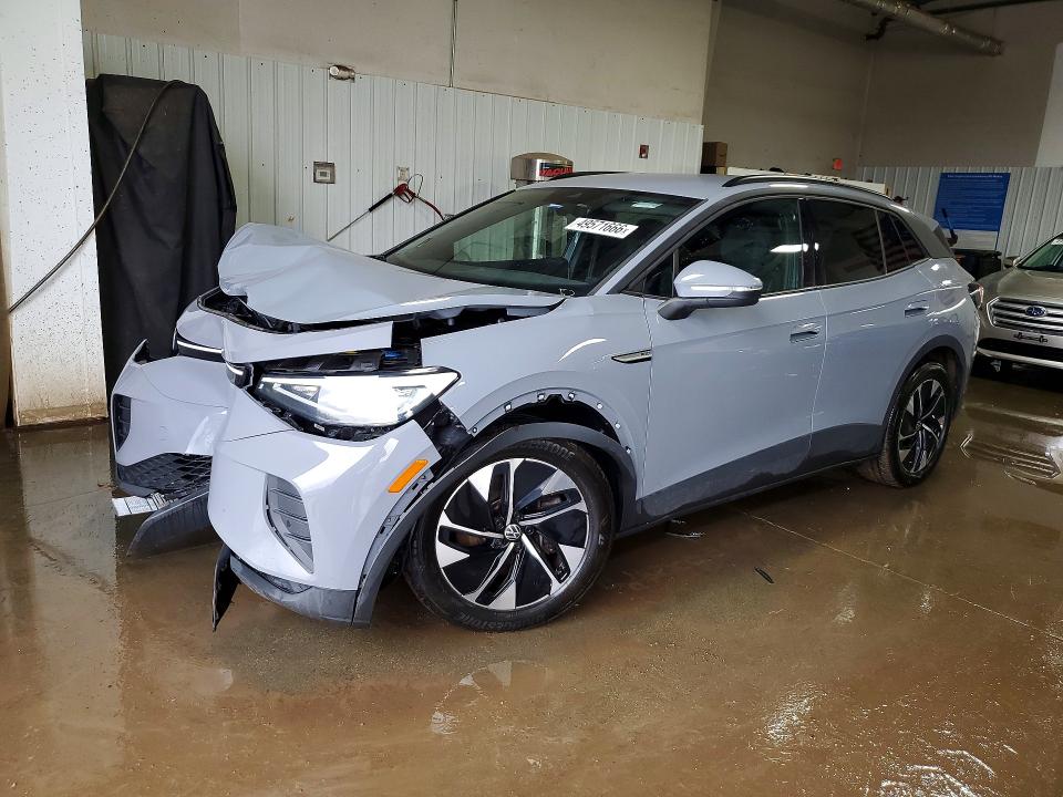 2021 Volkswagen Id.4 VIN WVGRMPE24MP031906 COPART salvage auction — FRONT END, Il - Salvage Certificate, sold $6,400 on 2026-07-16 (photo 1)