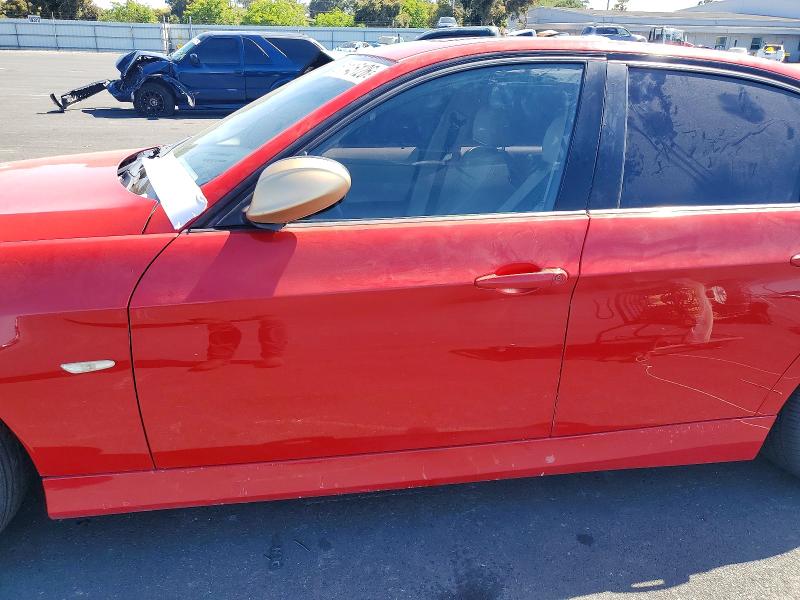 2006 BMW 3 series VIN WBAVB13526KR63862 COPART salvage auction — REAR END, CA - SALVAGE CERTIFICATE, sold $375 on 2026-07-08 (photo 8)