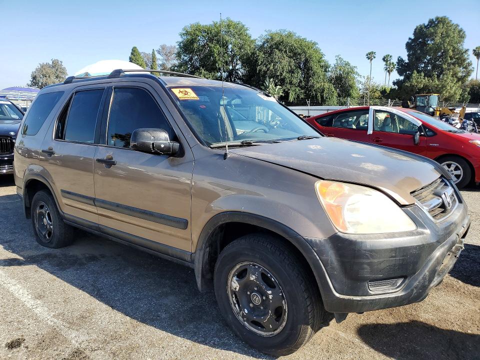 2002 Honda Cr-v VIN JHLRD68412C019389 COPART salvage auction — SIDE, Ca - Dis/Dlr/Exp Only Clean Title, sold $400 on 2026-07-31 (photo 4)