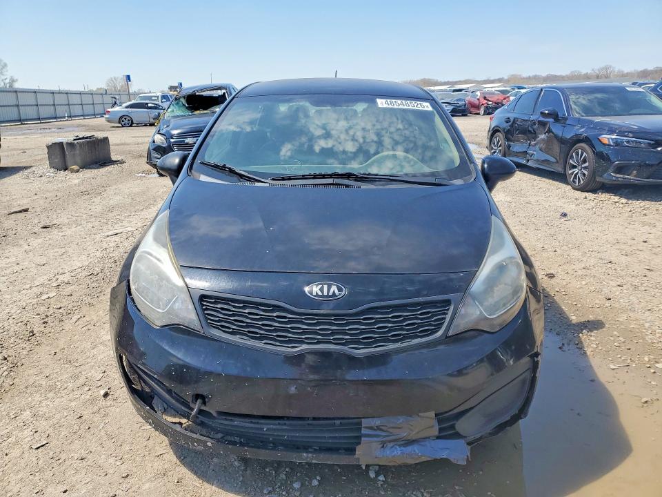 2014 Kia Rio VIN KNADM4A39E6362349 COPART salvage auction — FRONT END, Ks - Dealer Only Clean Title, sold $275 on 2026-07-30 (photo 5)