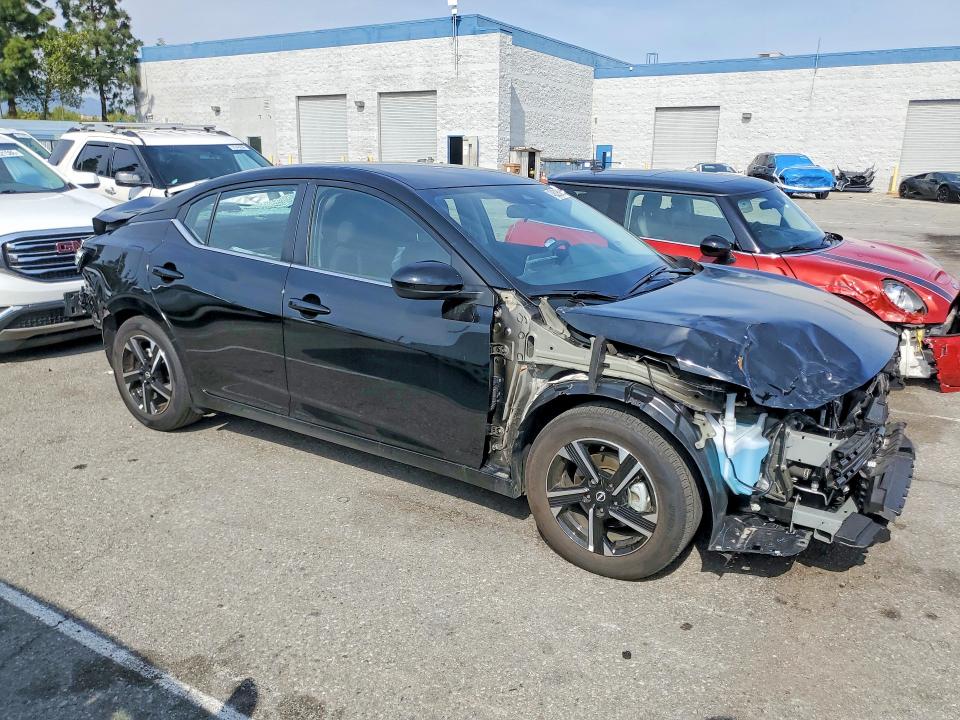 2025 Nissan Sentra VIN 3N1AB8CV1SY407969 COPART salvage auction — FRONT END, Ca - Salvage Certificate, sold $4,050 on 2026-07-02 (photo 4)