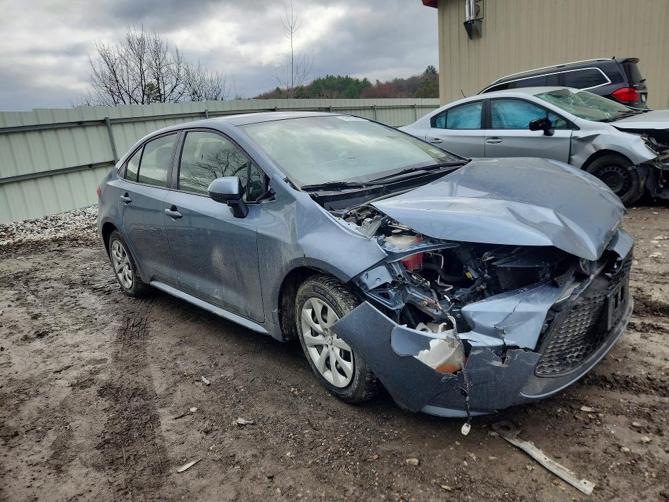 2022 Toyota Corolla VIN JTDEPMAE2NJ198259 COPART salvage auction — FRONT END, Vt - Cert Of Title-Salvage Vehicle, sold $4,200 on 2026-07-06 (photo 4)