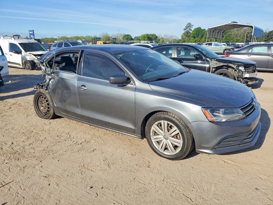 2017 Volkswagen Jetta VIN 3VW2B7AJ0HM343383 COPART salvage auction — REAR END, Al - Cert Of Title-Salvage Title, sold $650 on 2026-07-02 (photo 4)