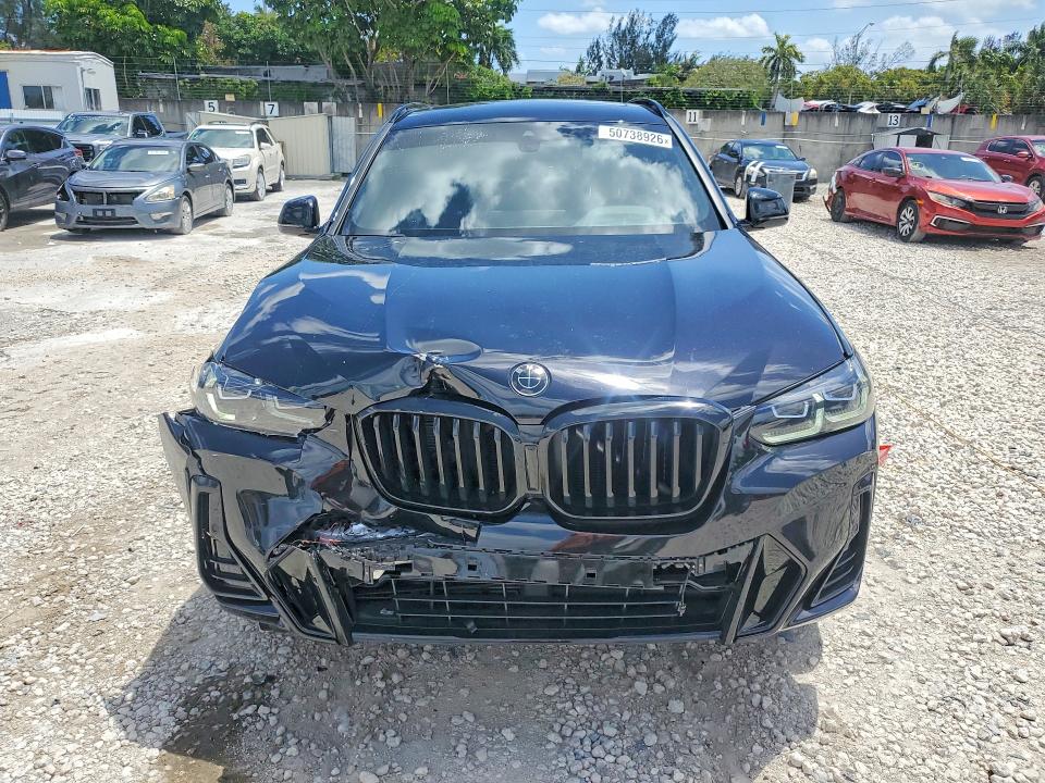 2024 BMW X3 VIN WBX47DP08RN302486 COPART salvage auction — FRONT END, Salvage Title, sold $13,400 on 2026-07-28 (photo 5)