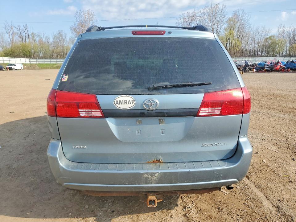 2005 Toyota Sienna VIN 5TDZA23C25S384566 COPART salvage auction — FRONT END, Mi - Certificate Of Title, sold $550 on 2026-07-22 (photo 6)