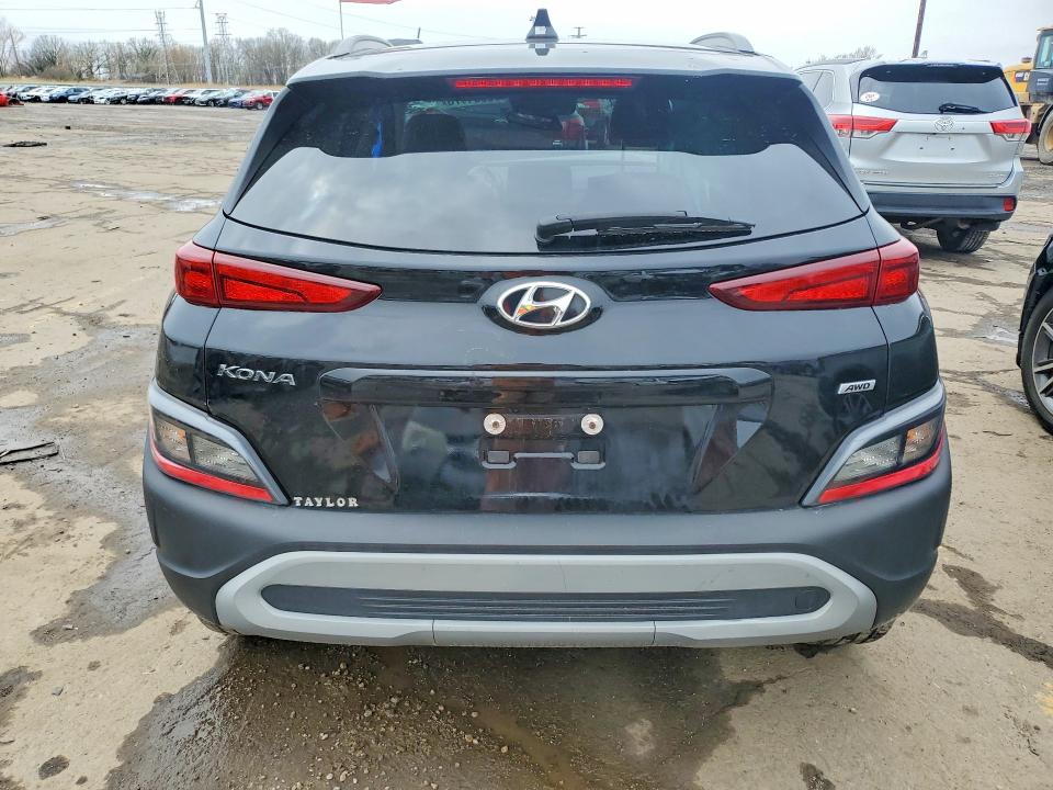2023 Hyundai Kona VIN KM8K6CAB2PU059378 COPART salvage auction — FRONT END, Oh - Cert Of Title-Salvage, sold $1,100 on 2026-07-10 (photo 6)