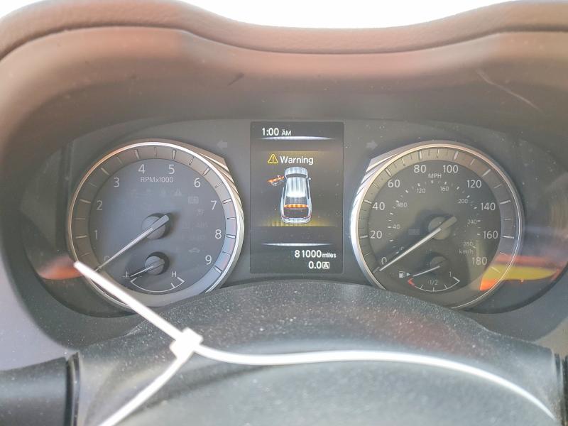 2022 Infiniti Q50 VIN JN1EV7BP4NM310021 COPART salvage auction — ROOF, Sc - Cert Of Title-Salvage, sold $8,100 on 2026-07-10 (photo 9)