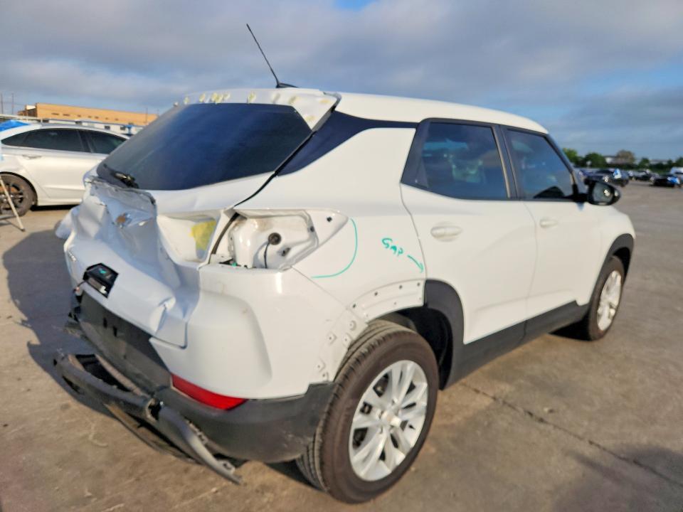 2023 Chevrolet Trailblazer VIN KL79MMS24PB188745 COPART salvage auction — REAR END, Tx - Certificate Of Title, sold $7,400 on 2026-07-09 (photo 3)