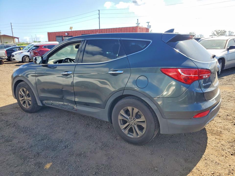 2013 Hyundai Santa fe VIN 5XYZU3LB6DG015662 COPART salvage auction — SIDE, Hi - Certificate Of Salvage, sold $300 on 2026-07-13 (photo 2)