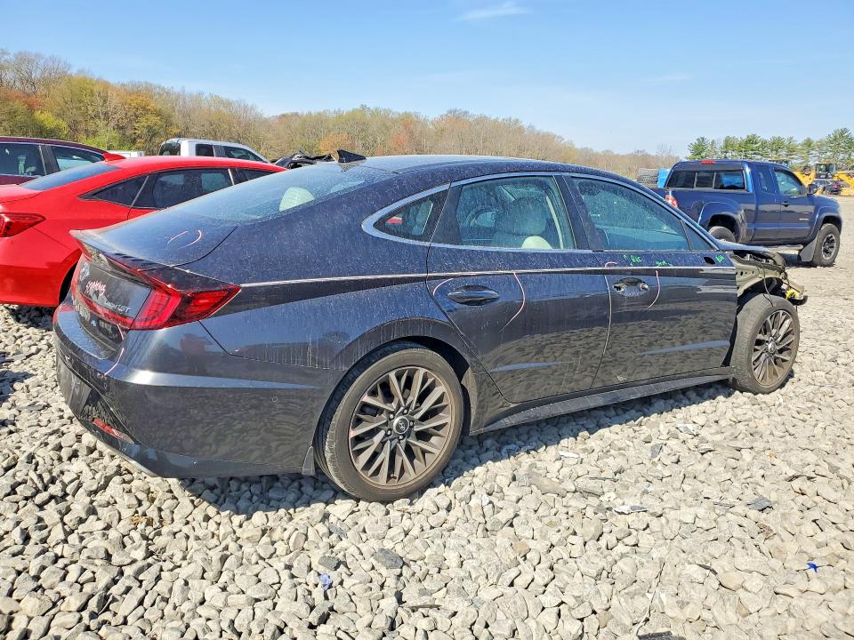 2021 Hyundai Sonata VIN 5NPEH4J24MH102142 COPART salvage auction — FRONT END, Nj - Cert Of Title-Salvage, sold $1,000 on 2026-07-29 (photo 3)