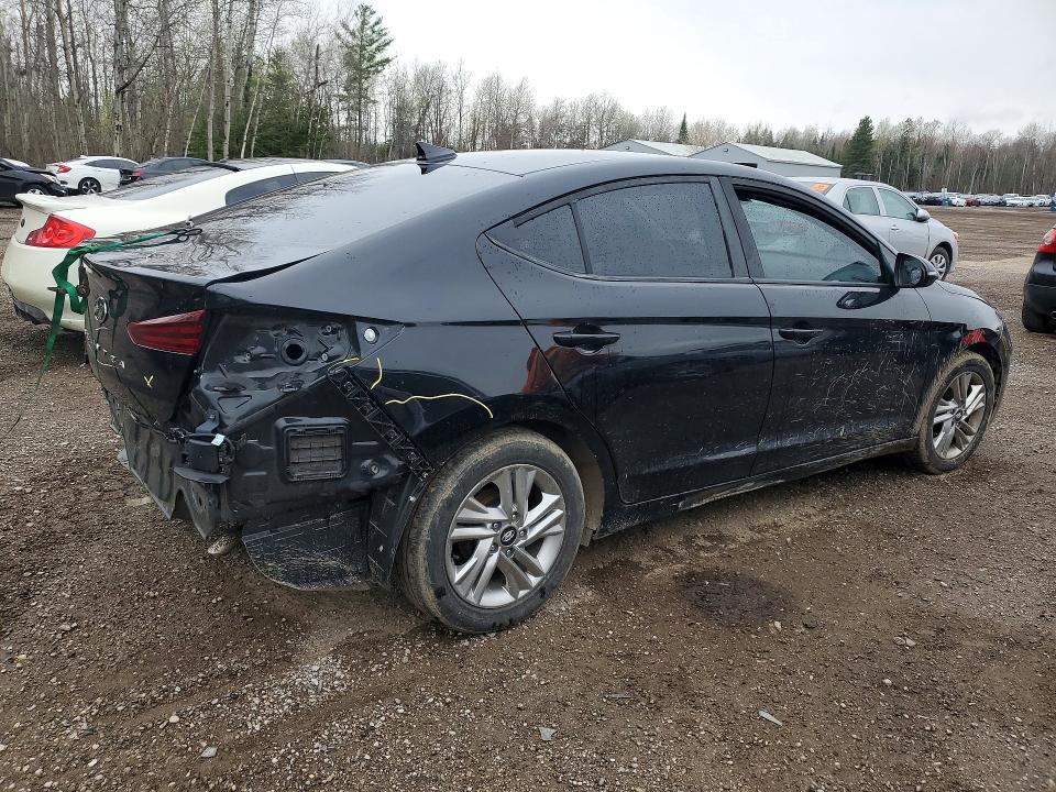 2020 Hyundai Elantra VIN KMHD84LF7LU926258 COPART salvage auction — REAR END, On - Permit Salvage, sold $2,750 on 2026-07-09 (photo 3)