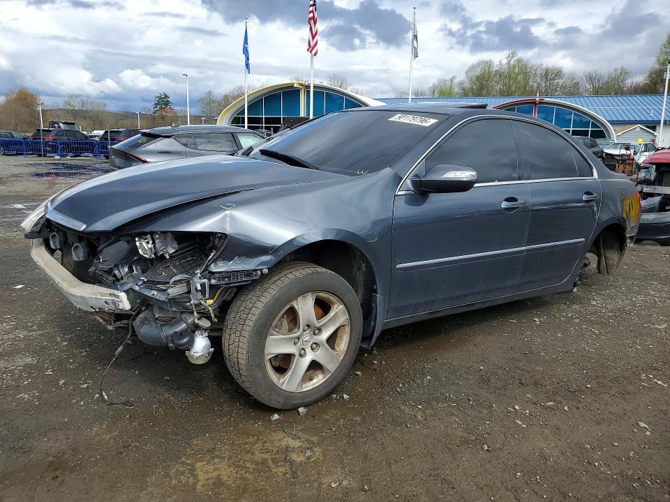 2006 Acura Rl VIN JH4KB165X6C001755 COPART salvage auction — FRONT END, CT - CERT OF TITLE-SALVAGE, sold $450 on 2026-07-09 (photo 1)