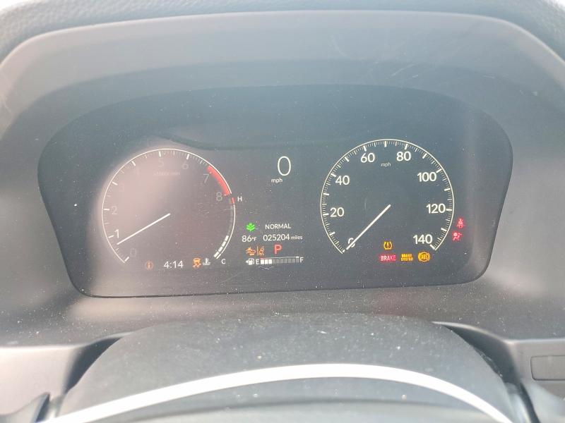 2024 Honda Ridgeline VIN 5FPYK3F69RB030937 COPART salvage auction — FRONT END, Fl - Cert Of Title Slvg Rebuildable, sold $10,600 on 2026-07-29 (photo 9)