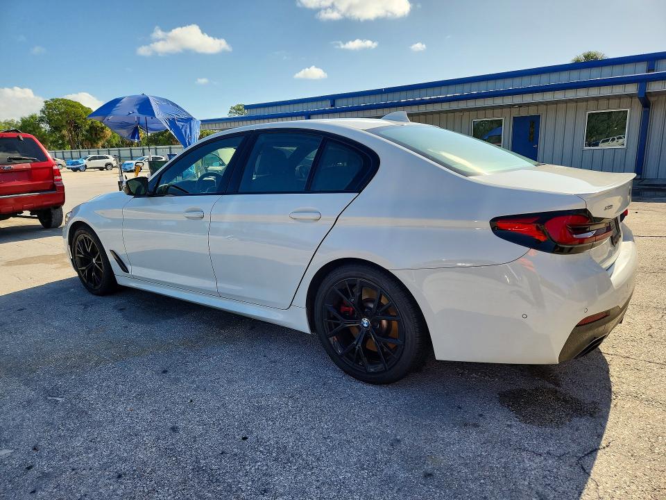 2022 BMW 5er VIN WBA73BJ09NCJ90383 COPART salvage auction — WATER/FLOOD, Salvage Title, sold $16,800 on 2026-07-15 (photo 2)