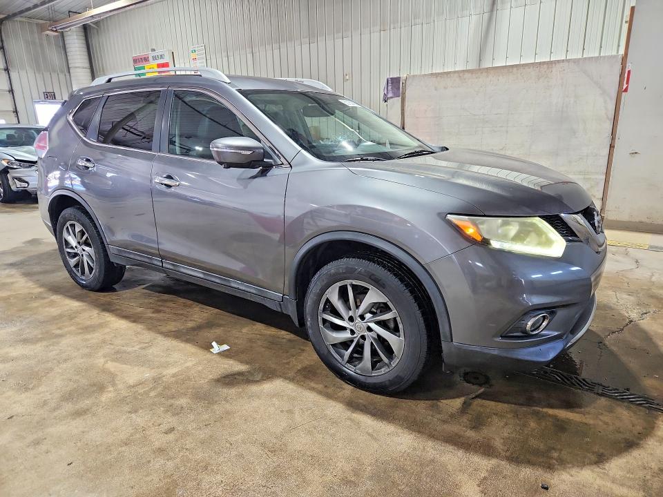 2015 Nissan Rogue VIN 5N1AT2MV8FC829124 COPART salvage auction — UNDERCARRIAGE, Pa - Certificate Of Salvage, sold $1,500 on 2026-07-02 (photo 4)