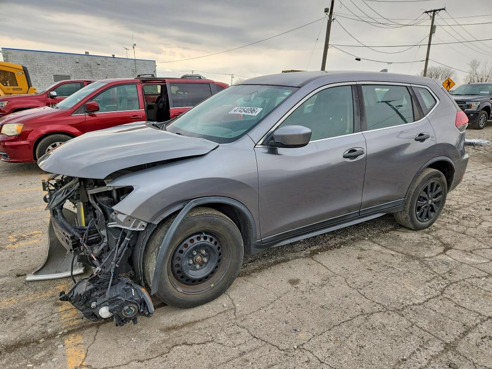 2018 Nissan Rogue VIN KNMAT2MV3JP575716 COPART salvage auction — FRONT END, Il - Salvage Certificate, sold $650 on 2026-07-10 (photo 1)