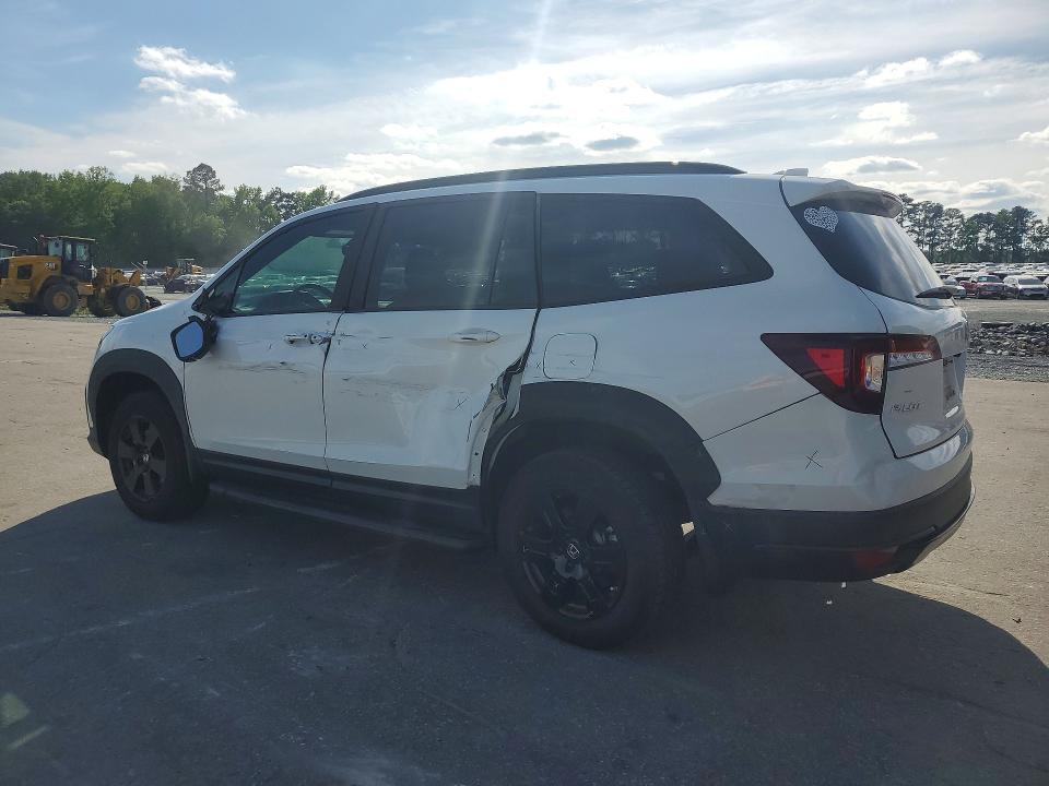 2022 Honda Pilot VIN 5FNYF6H87NB063717 COPART salvage auction — SIDE, NC - SALVAGE CERTIFICATE OF TITLE, sold $1,000 on 2026-07-09 (photo 2)