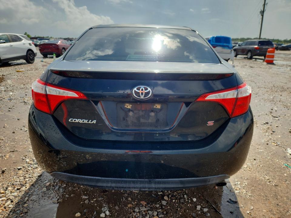 2014 Toyota Corolla VIN 5YFBURHE7EP034998 COPART salvage auction — FRONT END, Tx - Salvage Vehicle Title, sold $1,250 on 2026-07-09 (photo 6)