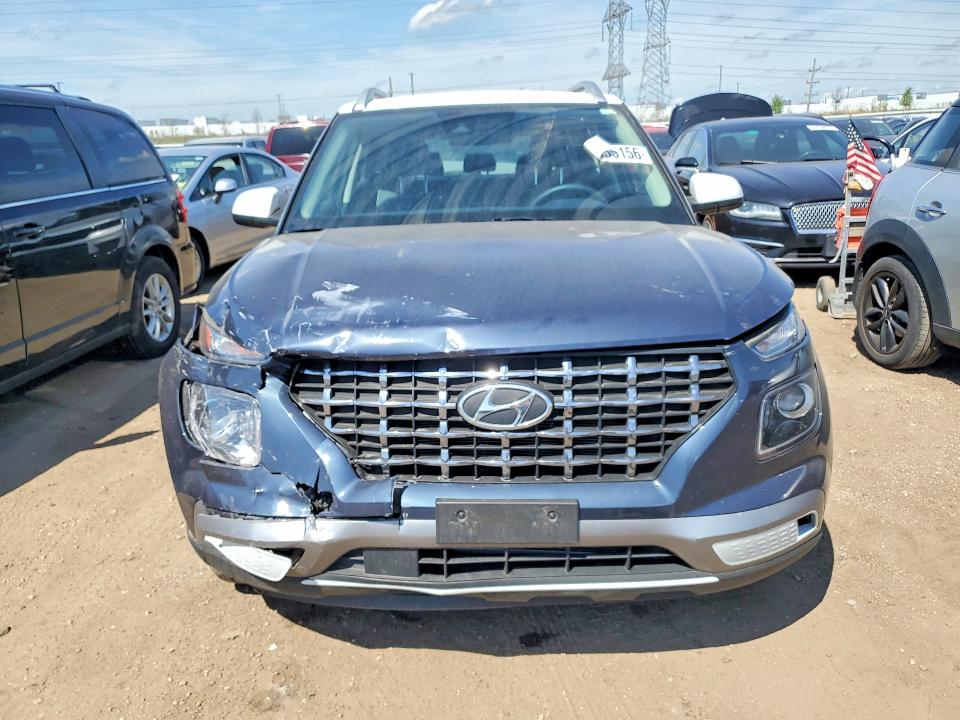 2022 Hyundai Venue VIN KMHRC8A32NU207992 COPART salvage auction — FRONT END, Il - Salvage Certificate, sold $4,550 on 2026-07-02 (photo 5)