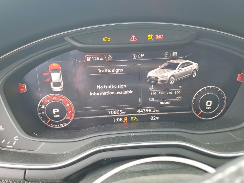 2019 Audi VIN WAUB4CF53KA098159 COPART salvage auction — FRONT END, Tx - Salvage Vehicle Title, sold $6,000 on 2026-07-27 (photo 9)