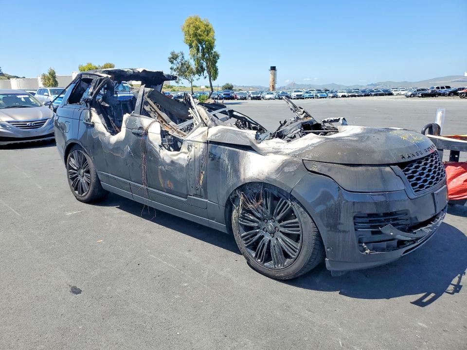 2020 Land rover RANGE ROVER VIN SALGS2SE5LA569706 COPART salvage auction — INTERIOR BURN, Ca - Non-Repairable Vehicle Cert, sold $525 on 2026-07-20 (photo 4)